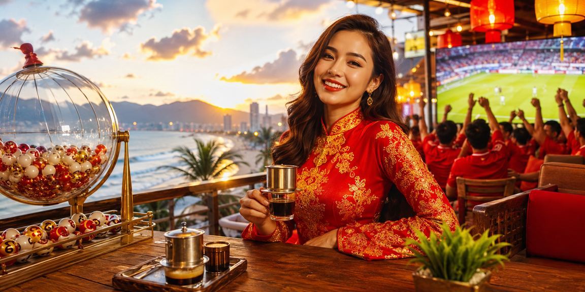 Không khí cà phê buổi sáng tại Đà Nẵng – nơi người dùng kiểm tra kết quả và thực hiện thanh toán trực tuyến
