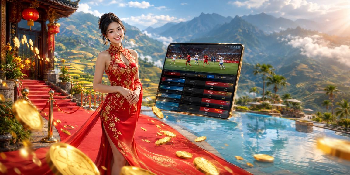 Không khí lễ hội tại Sapa với người dân tụ tập xem màn hình cá cược và thể thao trực tuyến